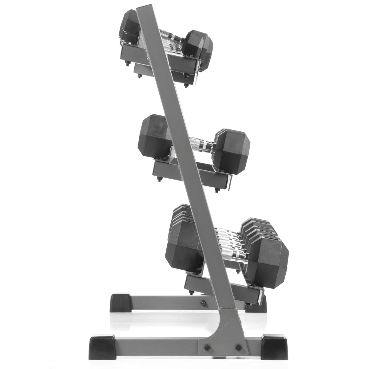 3-Tier Dumbbell Rack, Holds 10 Dumbbell Pairs