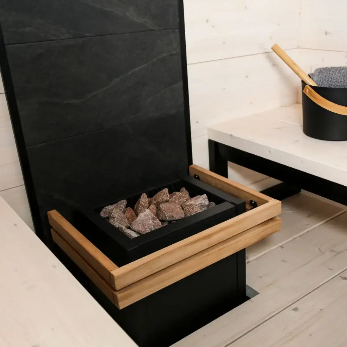 Harvia Virta 8KW Ultimate Sauna Heater with WiFi Digital Control, Sauna Stones and Heater Guard - Finnish Sauna Builders