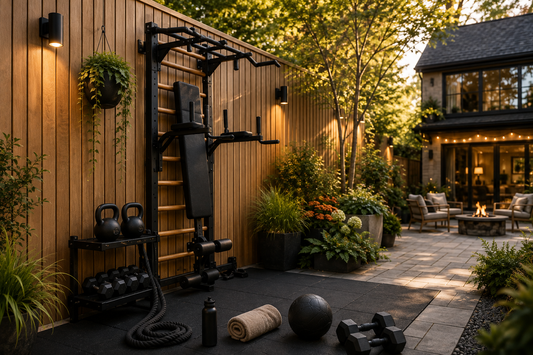 How to Create a Backyard Gym & Recovery Space at Home
