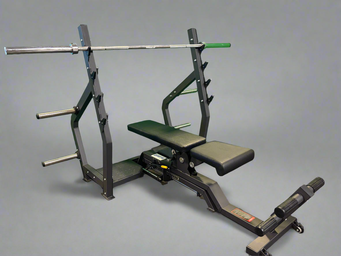 SFE Fully Adjustable Olympic Bench Press, Full Incline & Decline (New)