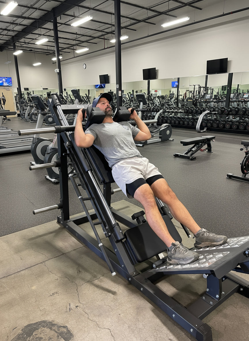 SFE Plate Loaded 45° Leg Press & Hack Squat Machine (New)