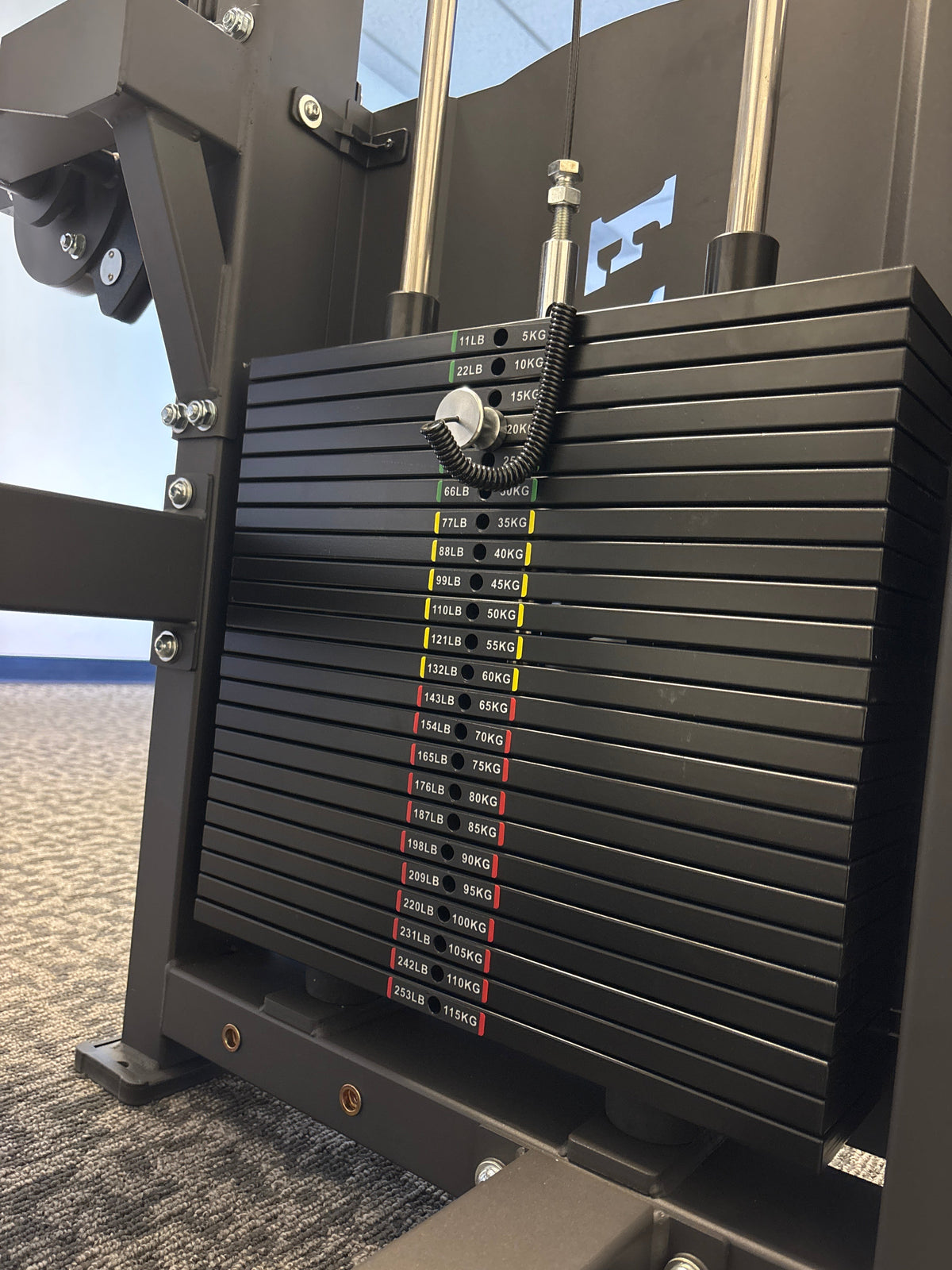 SFE Selectorized Seated Leg Extension & Leg Curl Machine w/ 250lb weight stack (New)