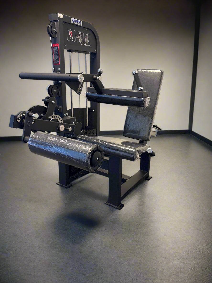 SFE Selectorized Seated Leg Extension & Leg Curl Machine w/ 250lb weight stack (New)