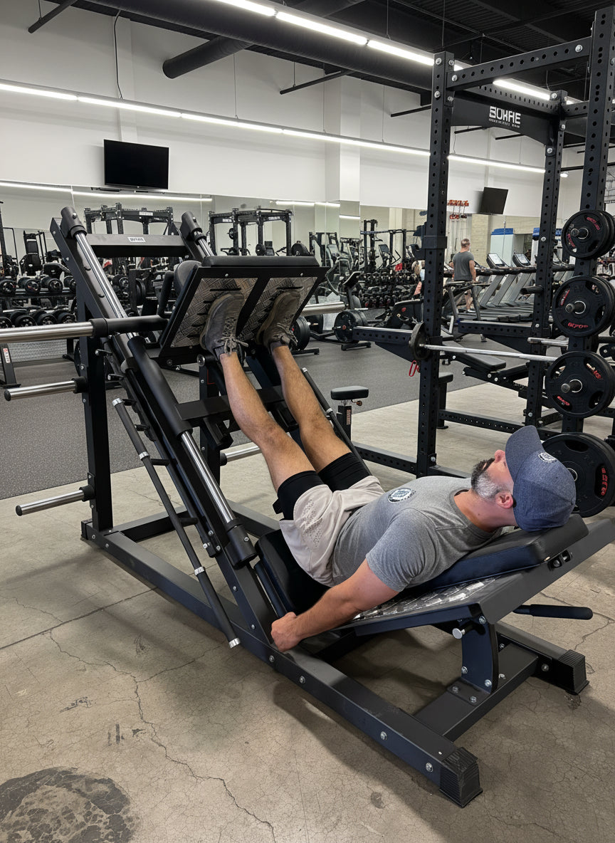 SFE Plate Loaded 45° Leg Press & Hack Squat Machine (New)