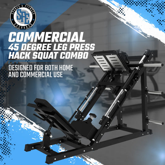 SFE Plate Loaded 45° Leg Press & Hack Squat Machine (New)