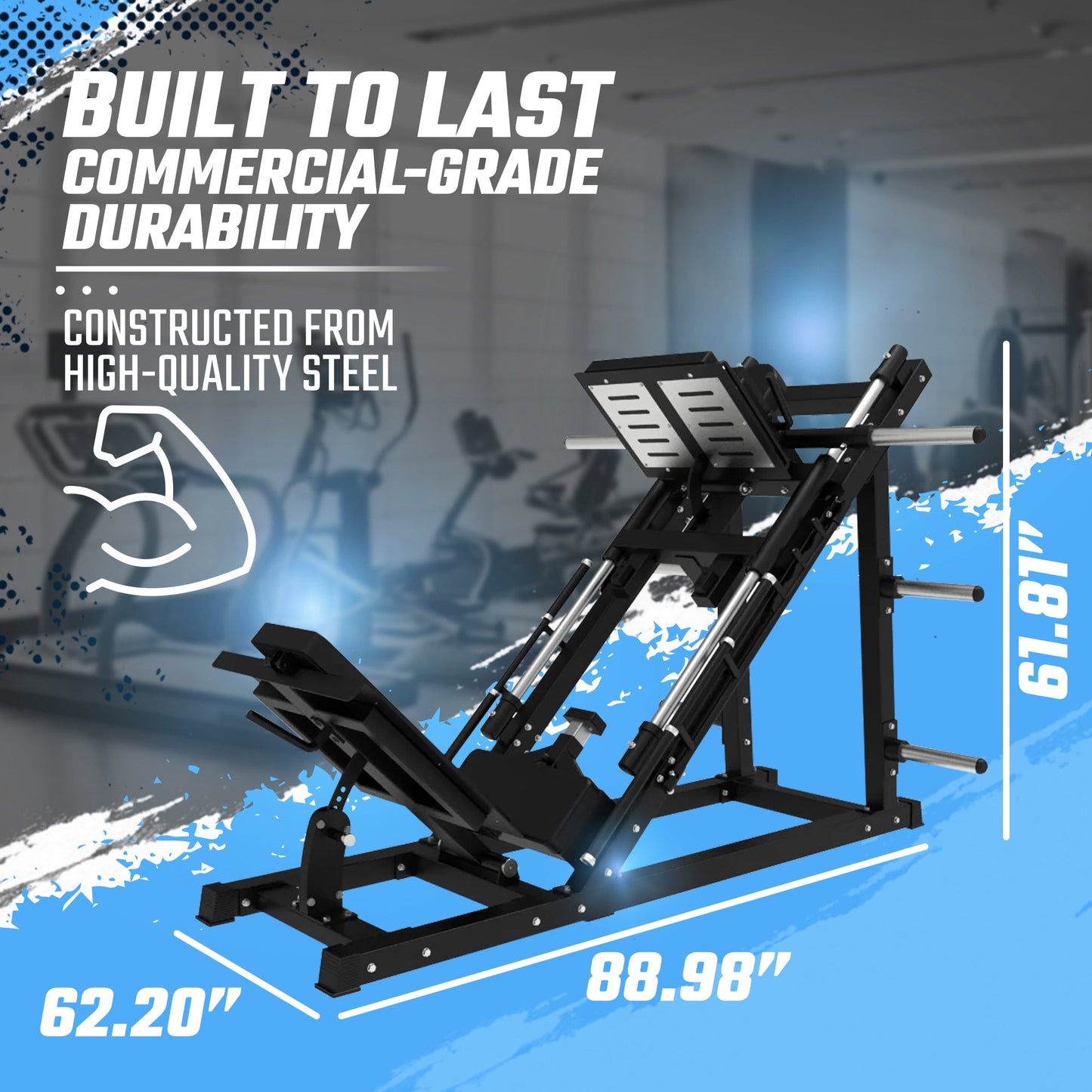 SFE Plate Loaded 45° Leg Press & Hack Squat Machine (New)