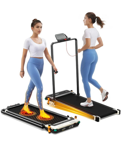 Akluer 520A-B 2-in-1 Foot Massage Under Desk Treadmill