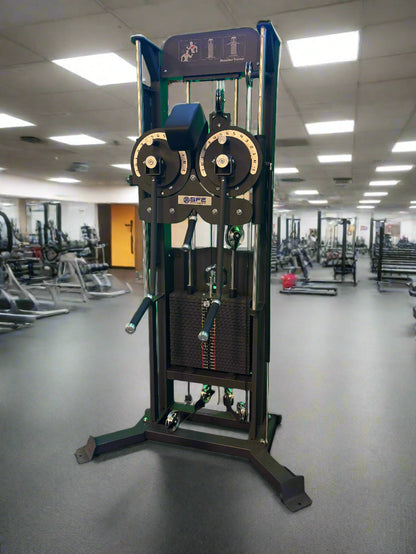 Selectorized Standing Multi-Flight Shoulder Raise w/ 250lb weight stack (New)