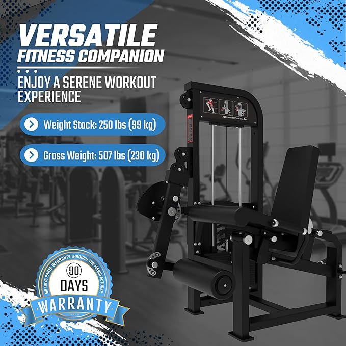 SFE Selectorized Leg Extension & Prone Leg Curl Combo w/250lb weight stack (New)