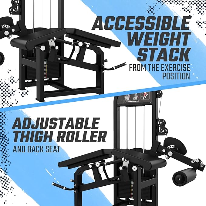 SFE Selectorized Leg Extension & Prone Leg Curl Combo w/250lb weight stack (New)