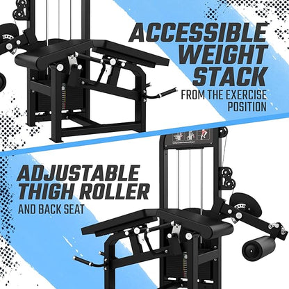 SFE Selectorized Leg Extension & Prone Leg Curl Combo w/250lb weight stack (New)