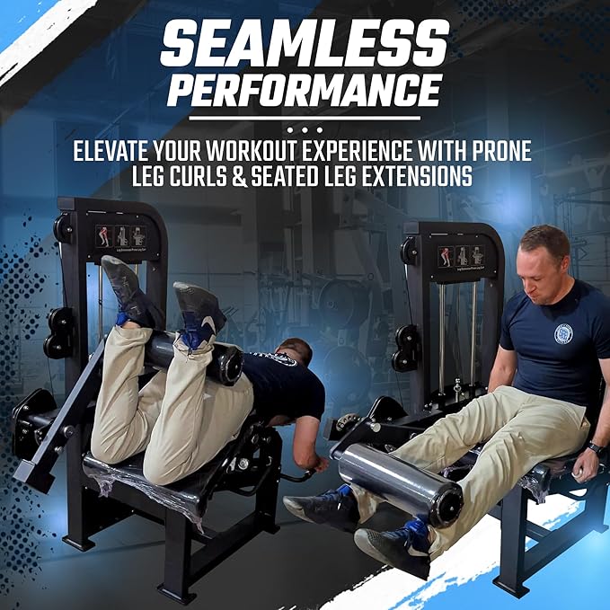 SFE Selectorized Leg Extension & Prone Leg Curl Combo w/250lb weight stack (New)