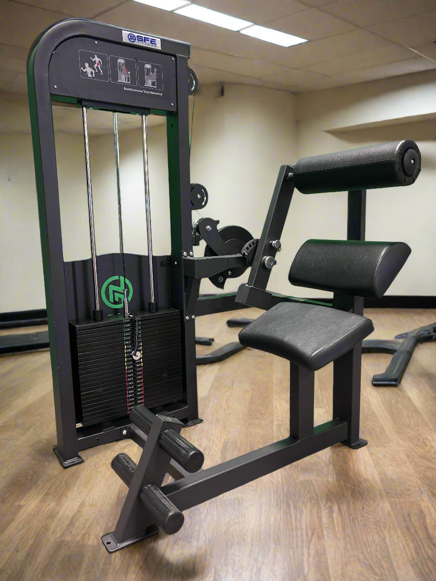 SFE Selectorized Back & Ab Combo Machine w/ 250LB weight stack (New)