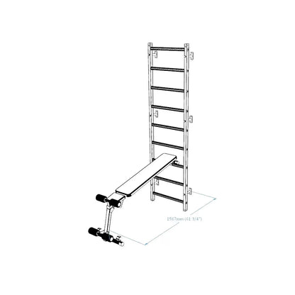 BenchK B1W/B1B  workout bench