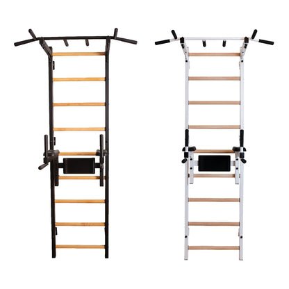 White Swedish ladder for home, room BenchK 722W - BenchK 722B/722W
