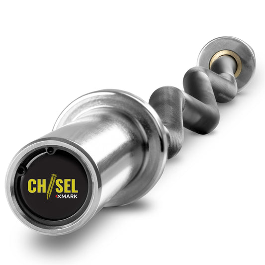 Chisel Olympic EZ Curl Barbell