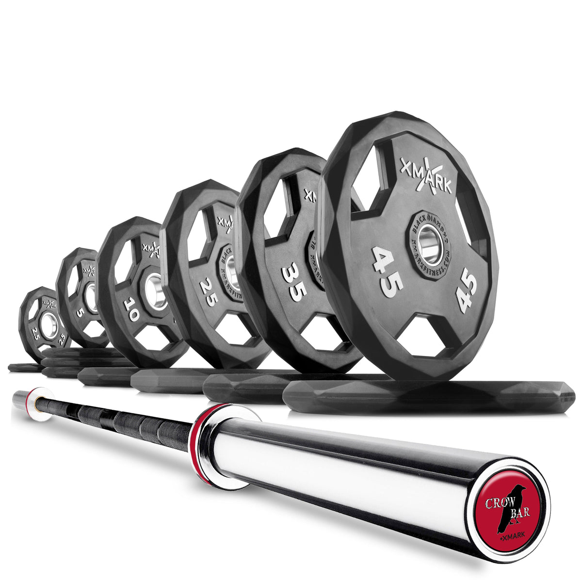 Black Diamond® Olympic Weight Plates and Olympic Barbell Sets
