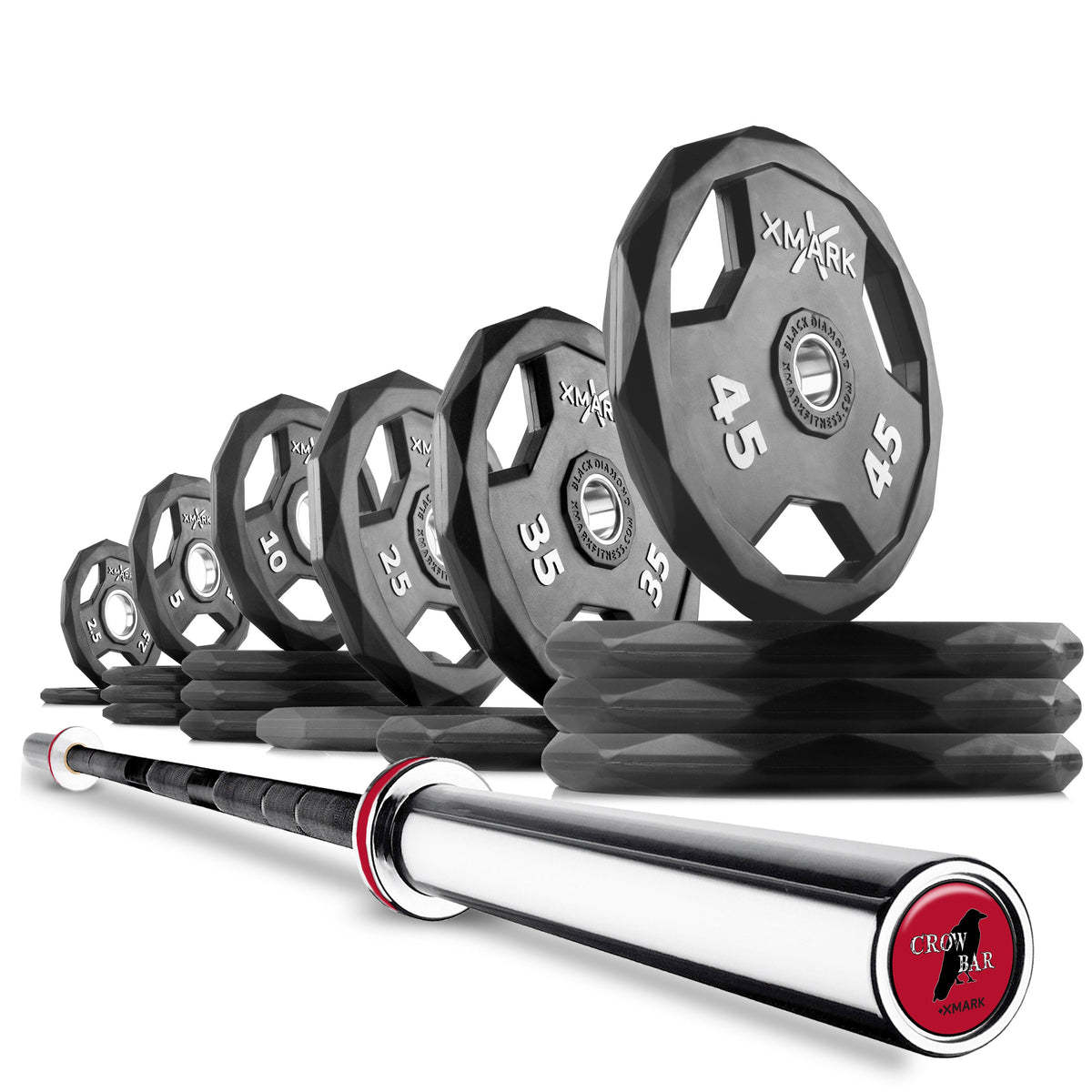 Black Diamond® Olympic Weight Plates and Olympic Barbell Sets