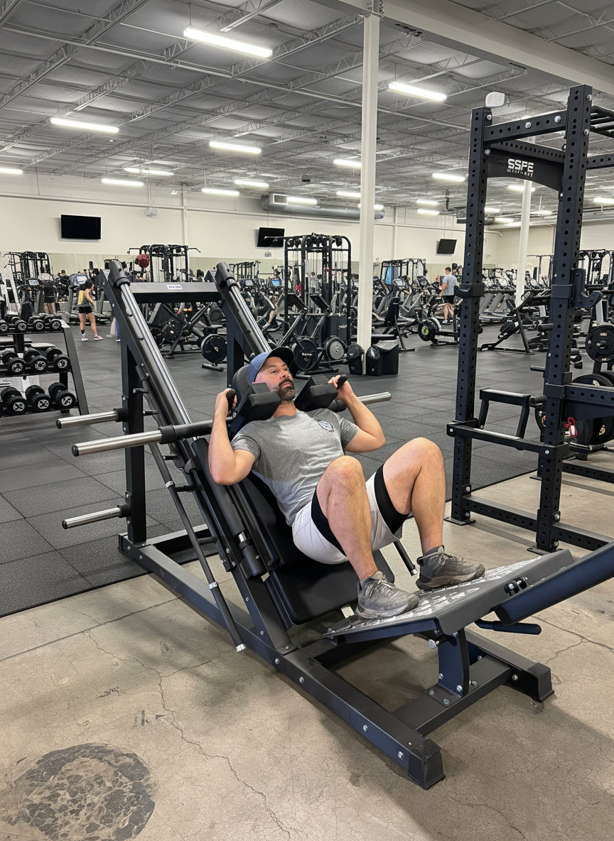 SFE Plate Loaded 45° Leg Press & Hack Squat Machine (New)