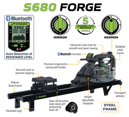 Dynamic Fluid S660 Rower