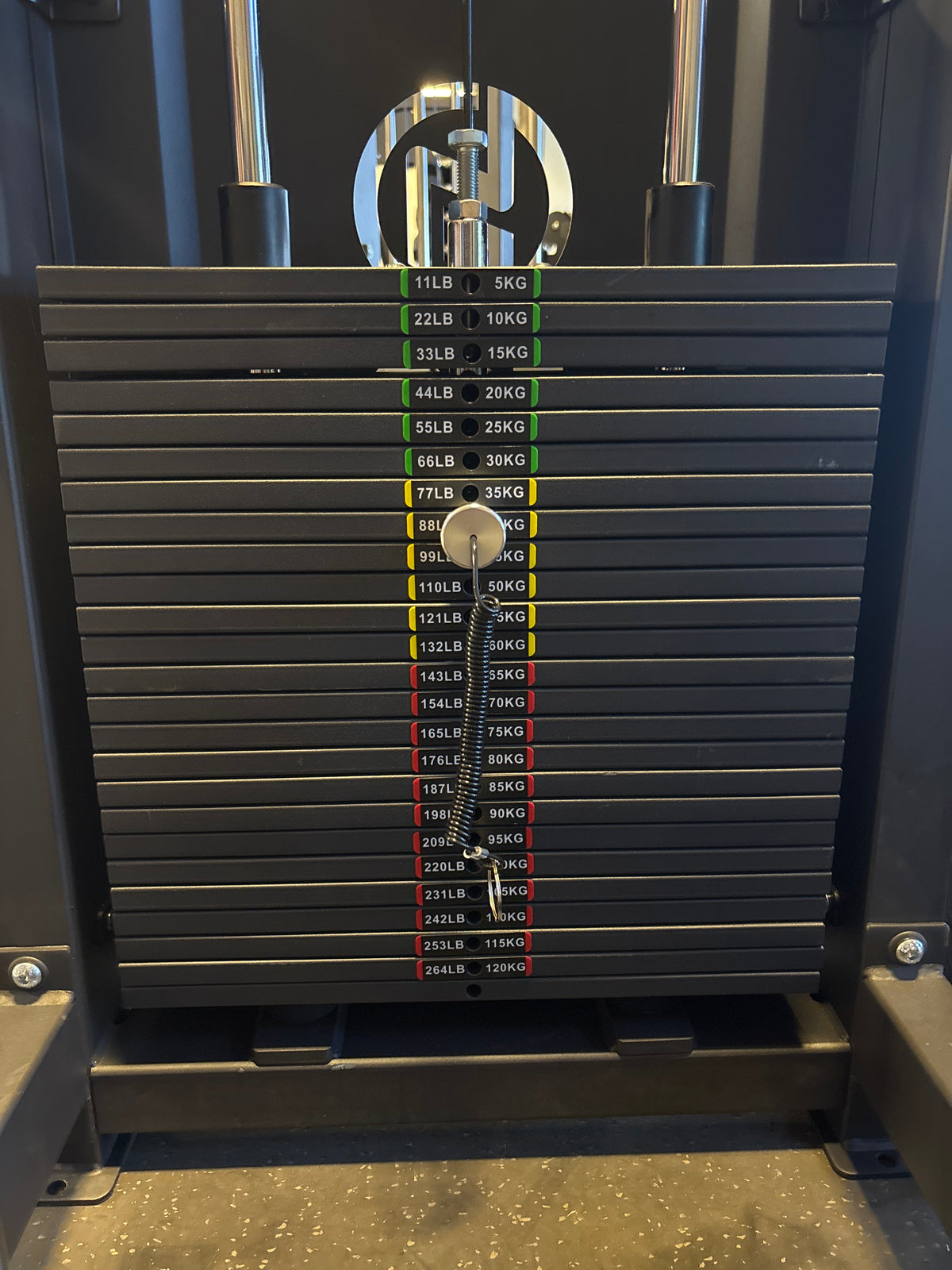 Selectorized Assisted Chin Up/Dip Machine w/ 250lb weight stack (New)