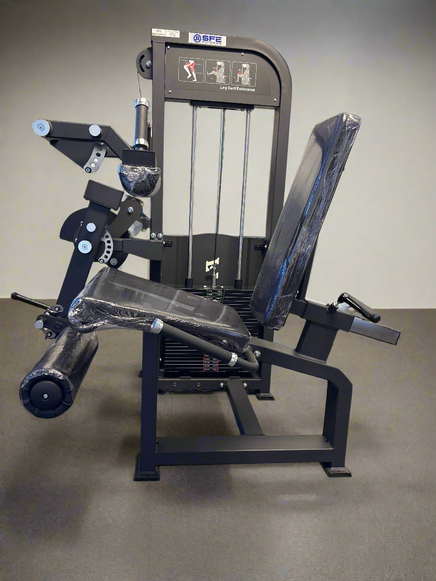 SFE Selectorized Seated Leg Extension & Leg Curl Machine w/ 250lb weight stack (New)