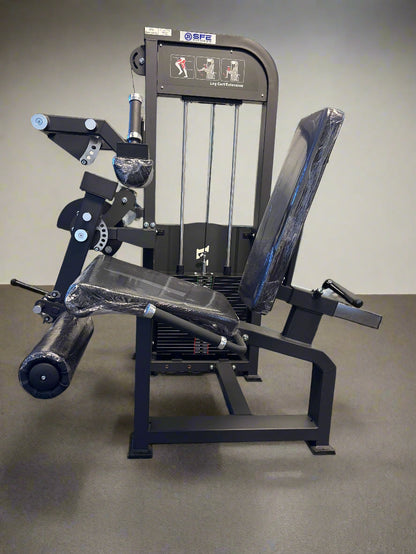 SFE Selectorized Seated Leg Extension & Leg Curl Machine w/ 250lb weight stack (New)