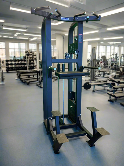 Selectorized Assisted Chin Up/Dip Machine w/ 250lb weight stack (New)