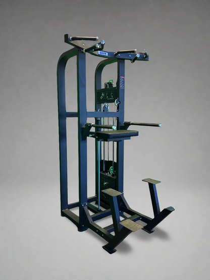Selectorized Assisted Chin Up/Dip Machine w/ 250lb weight stack (New)