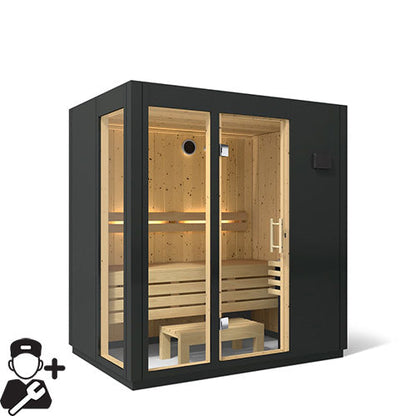 Kohler C1 Indoor Sauna Kit – Graphite Grey