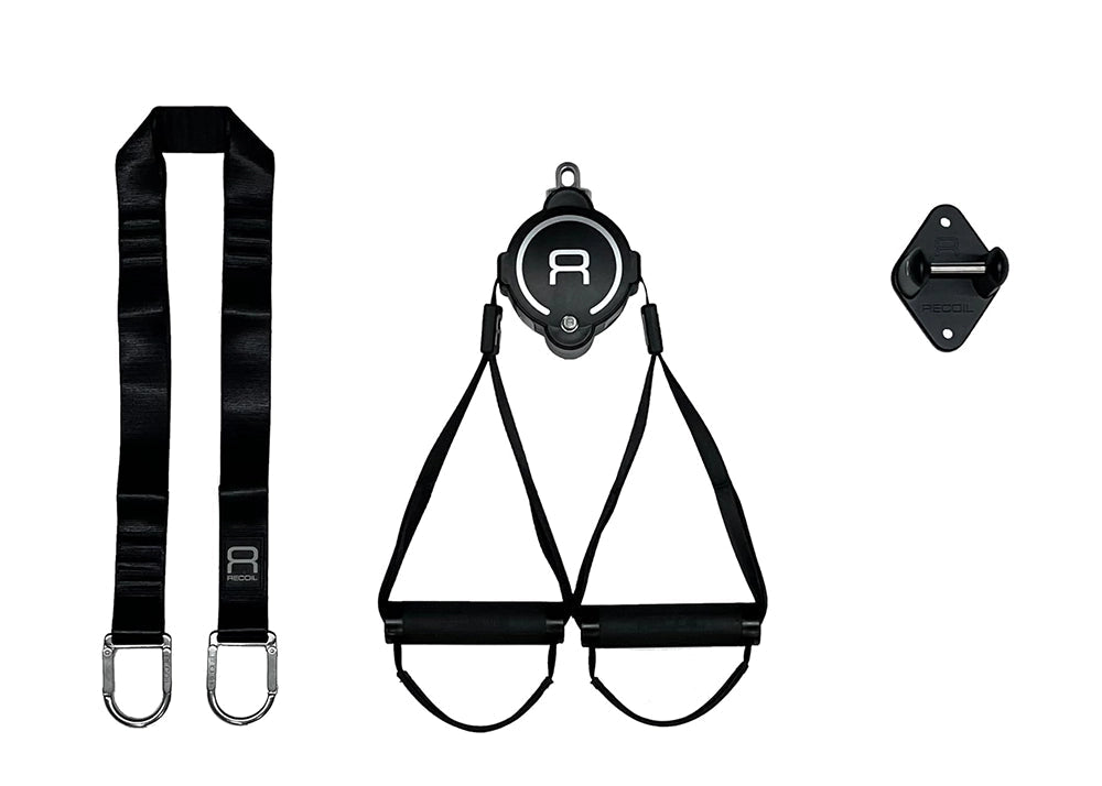 Suspended training straps for exercise Recoil S2 trainer