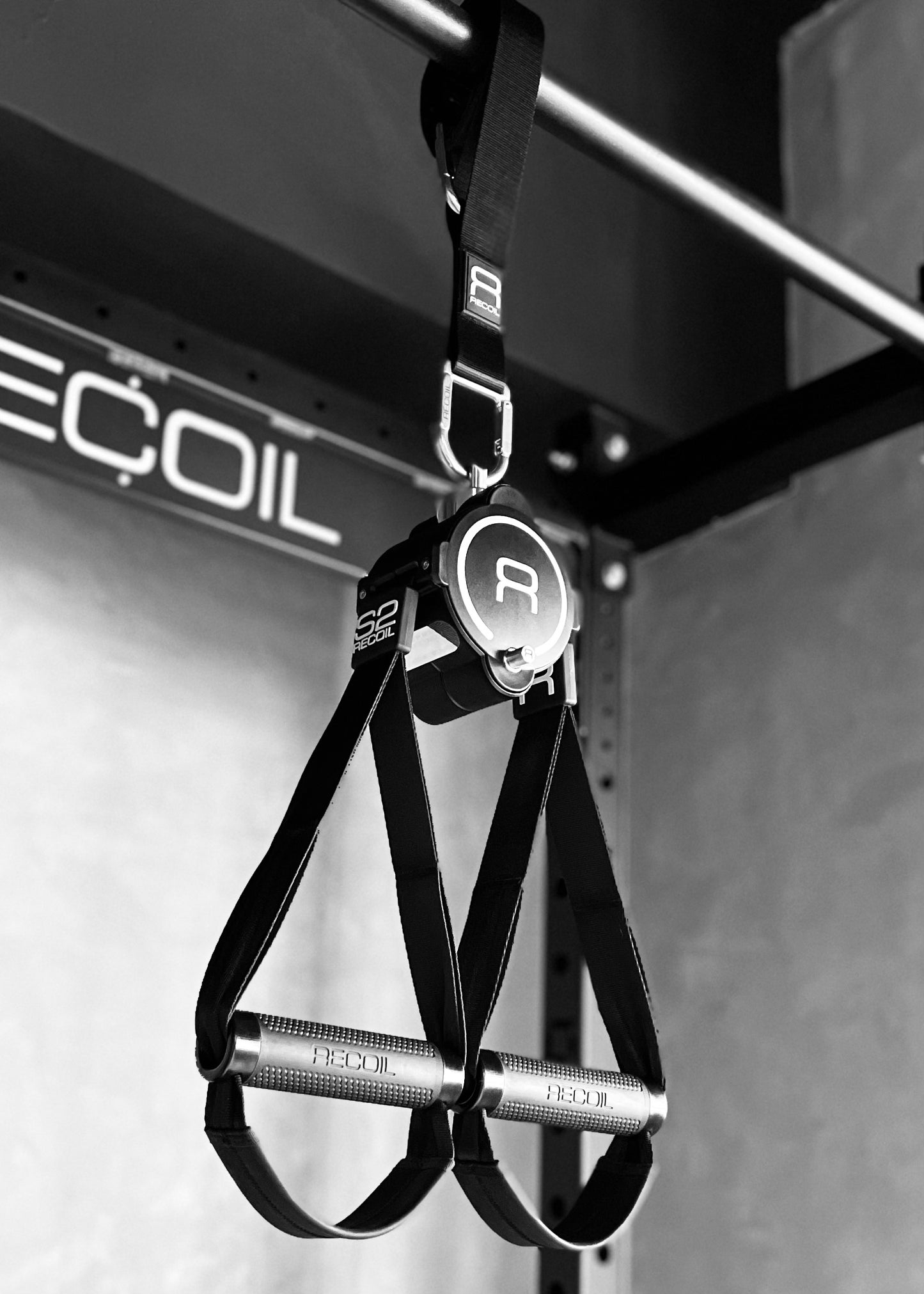 Suspended training straps for exercise Recoil S2 trainer