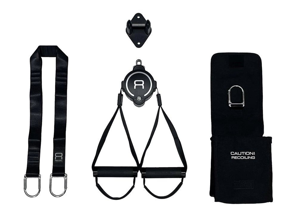 Suspended training straps for exercise Recoil S2 trainer