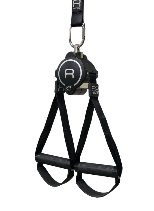 Suspended training straps for exercise Recoil S2 trainer
