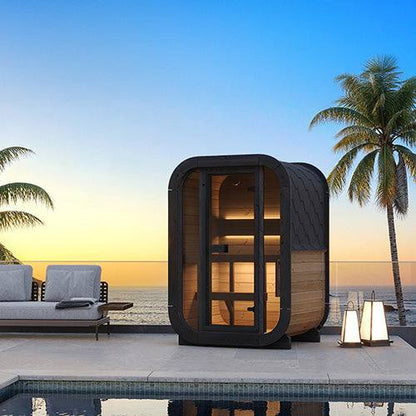 SaunaLife Model CL3G Outdoor Home Sauna Kit