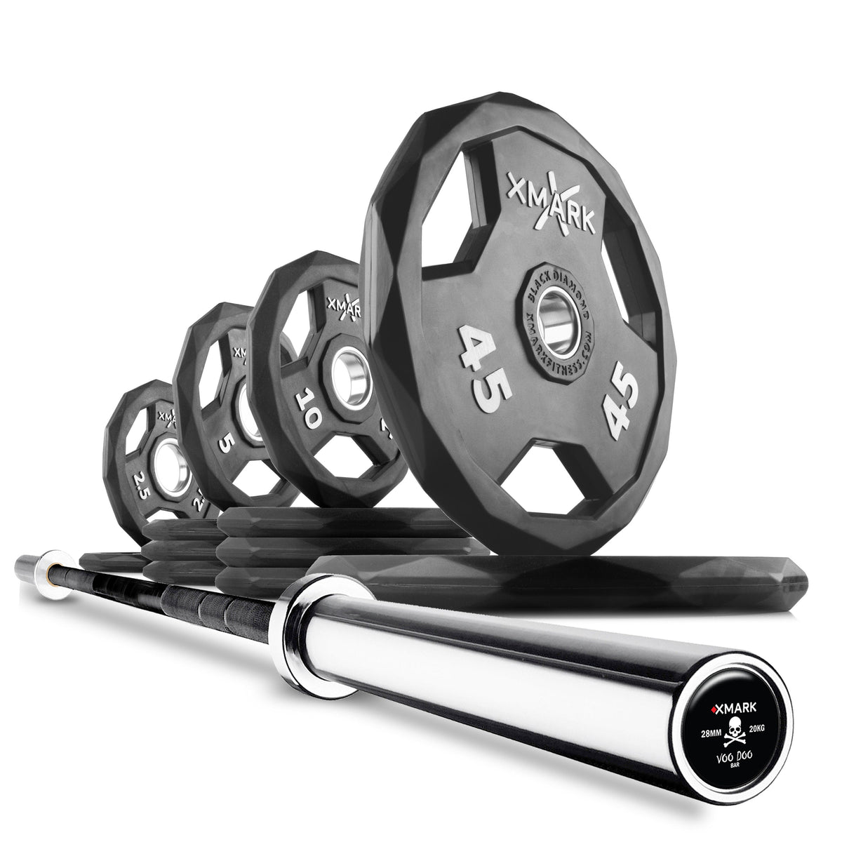 Black Diamond® Olympic Weight Plates and Olympic Barbell Sets
