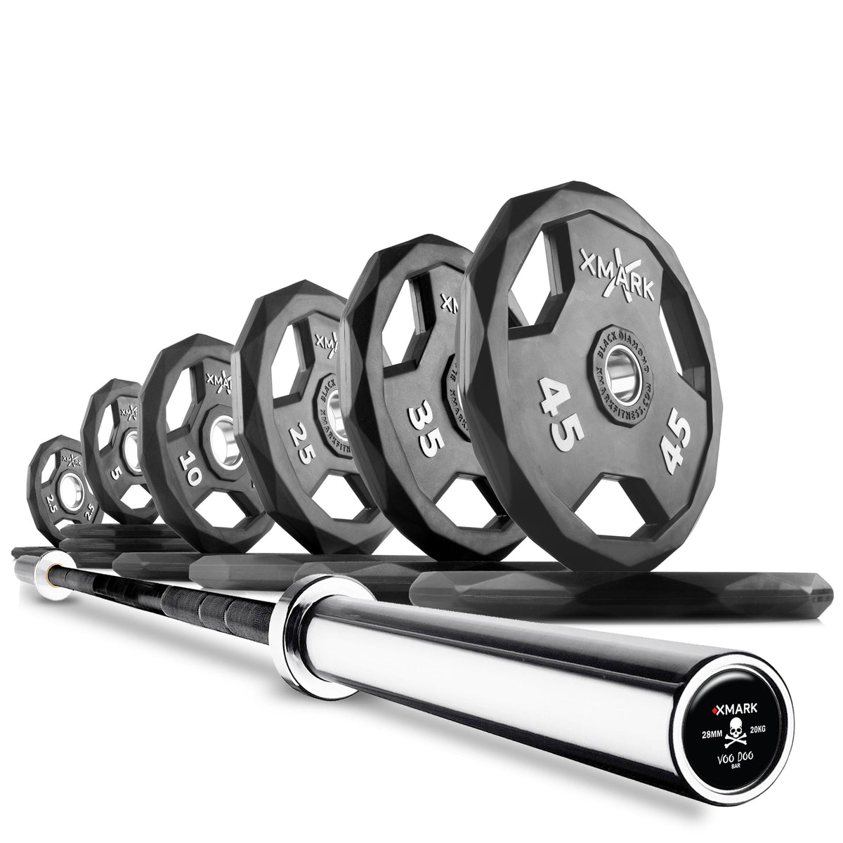 Black Diamond® Olympic Weight Plates and Olympic Barbell Sets
