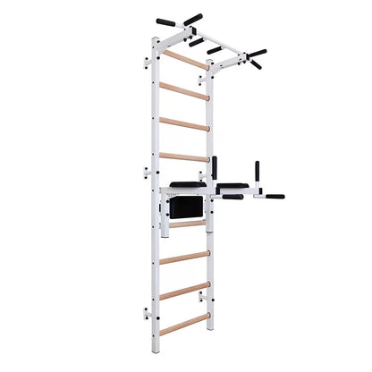 White Swedish ladder for home, room BenchK 722W - BenchK 722B/722W