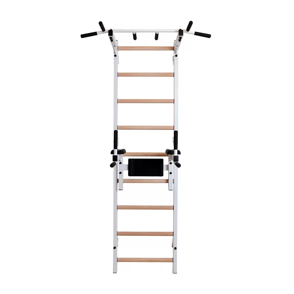 White Swedish ladder for home, room BenchK 722W - BenchK 722B/722W