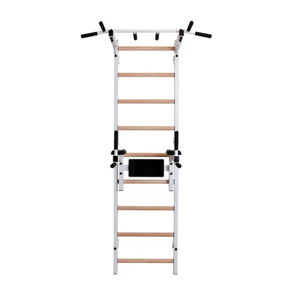 White Swedish ladder for home, room BenchK 722W - BenchK 722B/722W
