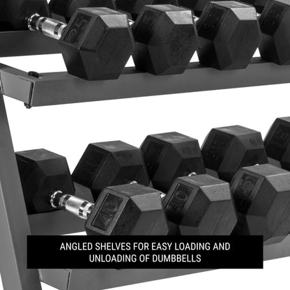 3-Tier Dumbbell Rack, Holds 10 Dumbbell Pairs