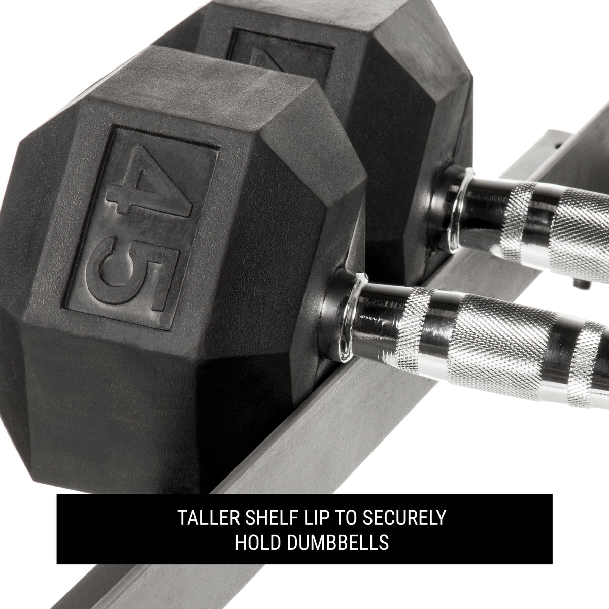 3-Tier Dumbbell Rack, Holds 10 Dumbbell Pairs