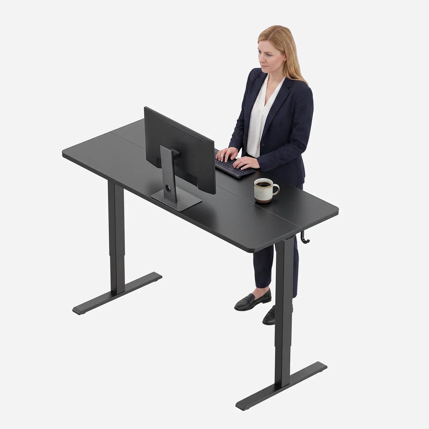 Two-Piece Tabletop Standing Desk