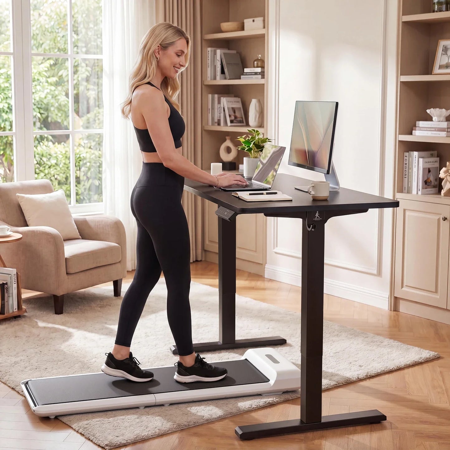 Two-Piece Tabletop Standing Desk