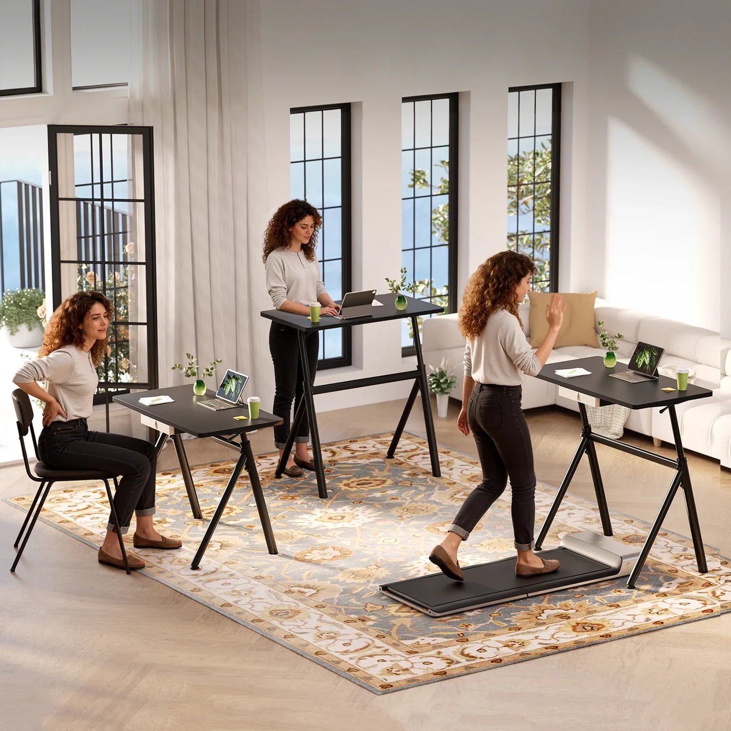 ETD6 Pneumatic Standing Desk